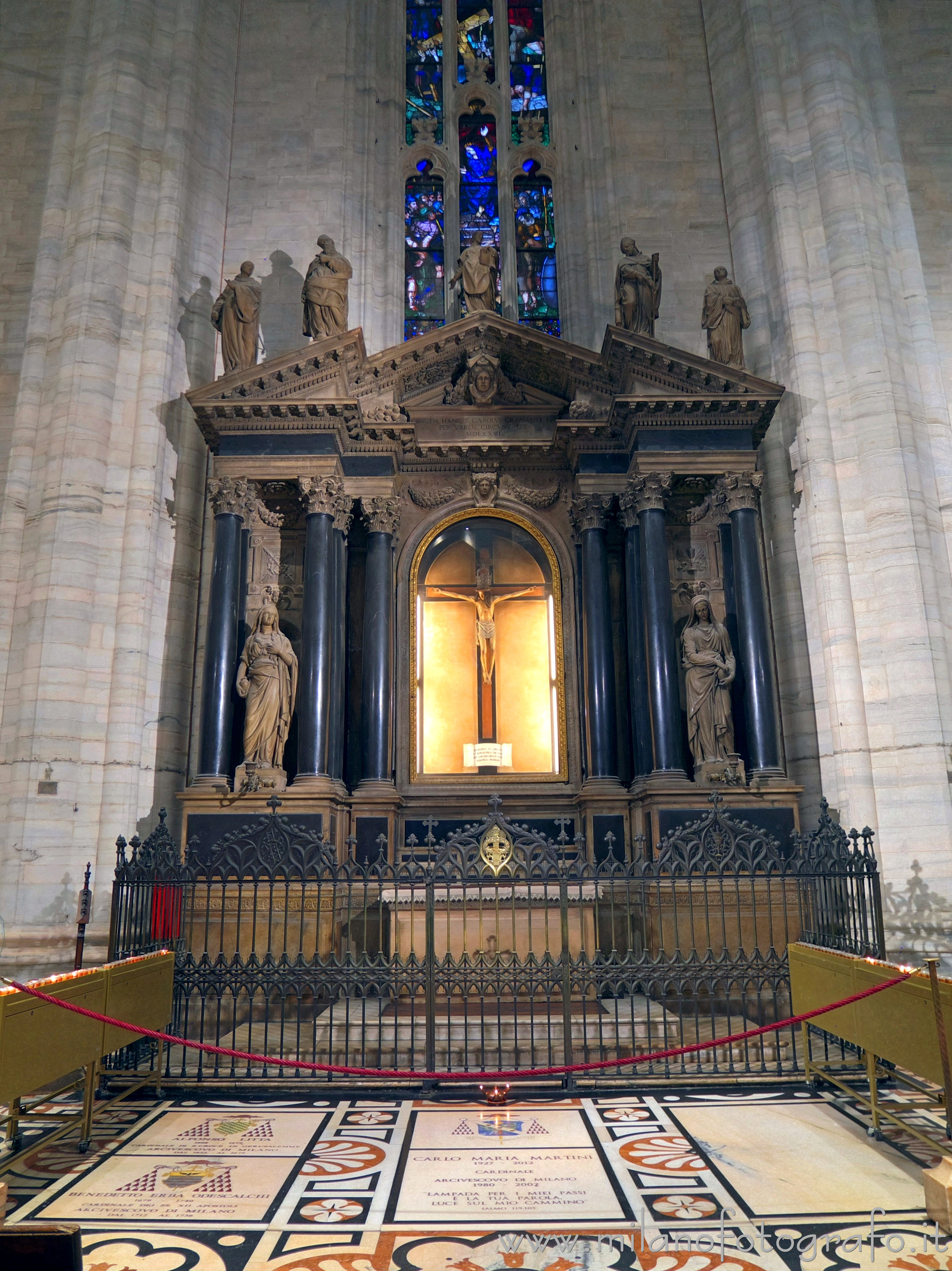 Milan (Italy) - Altar of the Crucifix of San Carlo in the Cathedral